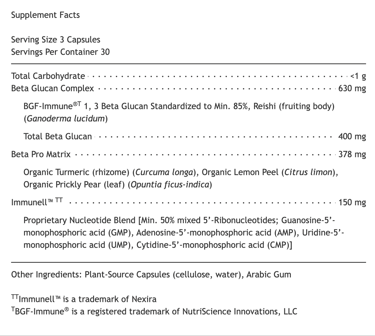 Supplements: Nucleo Immune™